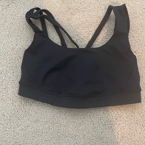 Mesh back sports bra